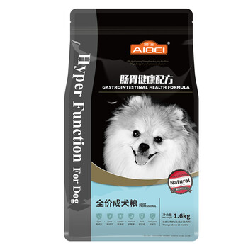 愛倍 牛肉，混合味，雞肉，魚肉口味成犬，全階段狗糧 腸胃健康專業(yè)配方1.6kg