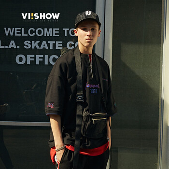 viishow 短袖 男士T恤 黑色 S，XL，L，XXL，M