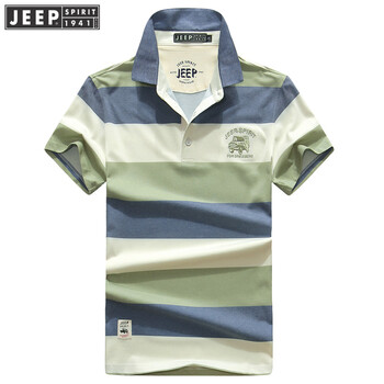 Jeep 短袖 男士T恤 綠色 XL，L，M，XXXL，XXL