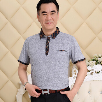 權(quán)威龍（quanweilong） 短袖 男士T恤 D005灰色 