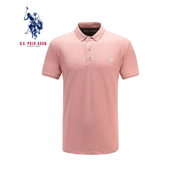 U.S.POLO ASSN. 短袖 男士T恤 西瓜紅 L