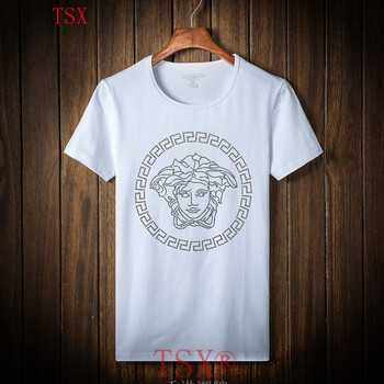TSX 短袖 男士T恤 7008白色 S，XL，L，M，加大，XXL，XXXL