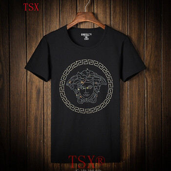 TSX 短袖 男士T恤 7008黑色 S，XL，L，XXXL，XXL，M，加大