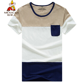 稻草人（MEXICAN） 短袖 男士T恤 杏色 XL，L，M，XXL，XXXL