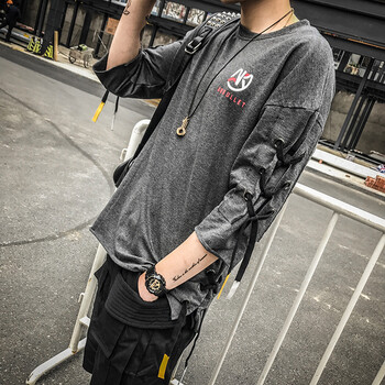 古萊登（GODLIKE） 五分袖 男士T恤 深灰色 XL，L，XXL，M