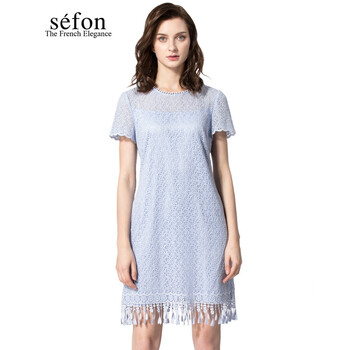 臣楓（Sefon） 純色  連衣裙