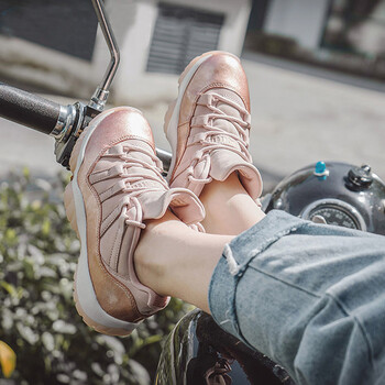 耐克（NIKE）籃球鞋AJ11玫瑰金女神粉AH7860-105 