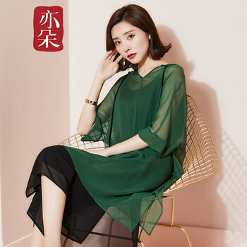 亦朵 不對稱 短袖 T恤 女 連帽