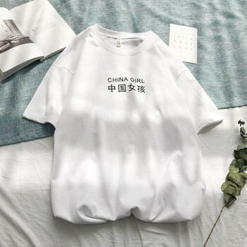 古萊登（GODLIKE） 短袖 男士T恤 白色(中國(guó)女孩) 