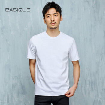元本 短袖 男士T恤 白色 S，XL，XS，L，M，XXL