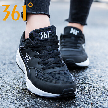 361°跑步鞋烏黑色/361度白（網(wǎng)面） 35，36，37，38，39，40