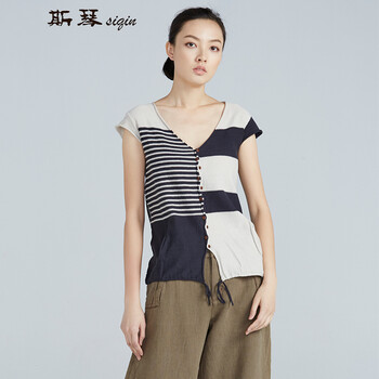 斯琴（siqin）針織衫短袖