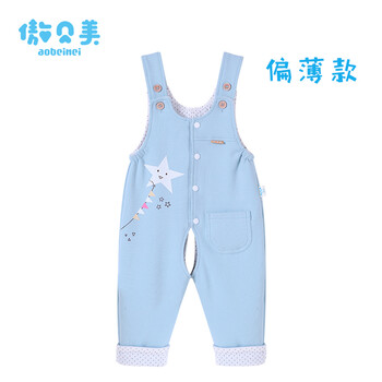 寶寶背帶褲夏男