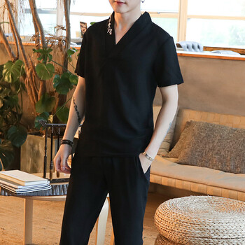 尊首（ZUNSHOU） 長(zhǎng)袖 男士T恤 長(zhǎng)褲黑色 XL，L，XXXL，XXL，M