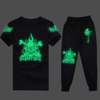 快樂嘉人 短袖 男士T恤 骷髏 S，XL，L，M，XXXL，XXL