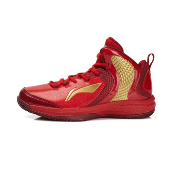 李寧（LI-NING）籃球鞋深漿紅/朱砂紅ABPL007-2 42
