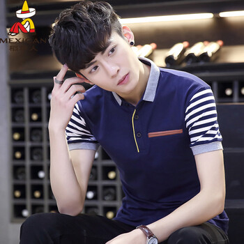 稻草人（MEXICAN） 短袖 男士T恤 深藍色 XL