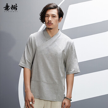 意樹(shù)（EYENSREE） 短袖 男士T恤 花灰色 S，XL，L，M，XXL