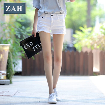 ZAH 高腰  女 短褲 牛仔褲