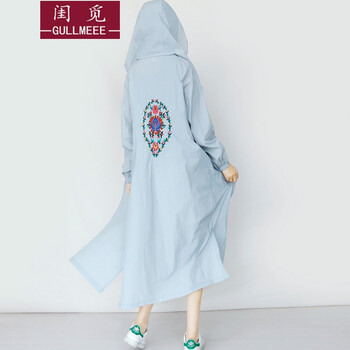 閨覓（GULLMEE） 連帽 長(zhǎng)袖 女 短外套 紐扣