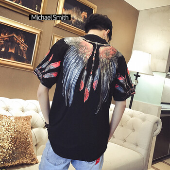 邁克史密斯（Michael Smith） 短袖 男士T恤 黑色 XL，L，XXL，M