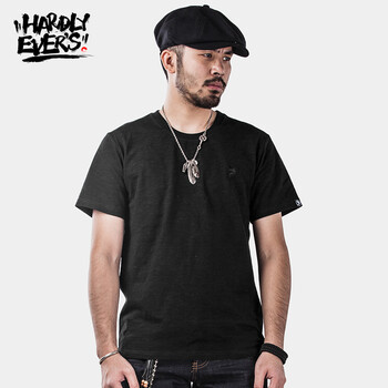 Hardly Ever's 短袖 男士T恤 YLTT1419黑色B 加大