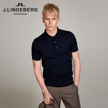 金林德伯格（J.Lindeberg） 短袖 男士T恤 P5F 海軍藍 