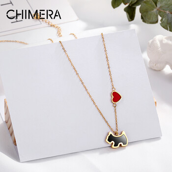 奇美拉（CHIMERA）項(xiàng)鏈商品鏈長(zhǎng)42CM，延長(zhǎng)鏈4CM，吊墜長(zhǎng)1.5CM，寬1CM