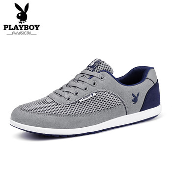花花公子（PLAYBOY）男士淺灰（網(wǎng)面） 41