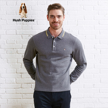 Hush Puppies 長袖 男士T恤 068 