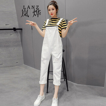 白色牛仔褲女小腳