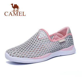 駱駝（CAMEL）男士A813036123 女 淺灰/粉紅 41