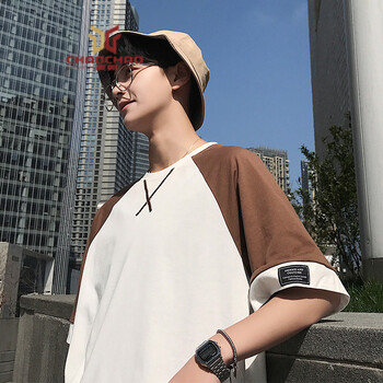 C2潮朝（C2 CHAOZHAO） 長(cháng)袖 男士T恤 C06咖啡色 XL，L，XXXL，XXL，M