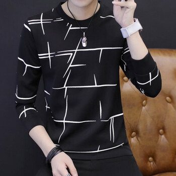 澳以純純 長袖 男士T恤 黑色 XL，L，M
