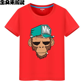 威樂(lè )曼 短袖 男士T恤 本命年大馬猴 