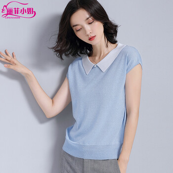 麗菲小姐（LIFEIXIAOJIE）針織衫短袖