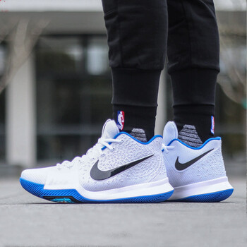 耐克（NIKE）籃球鞋白藍852396-102 42
