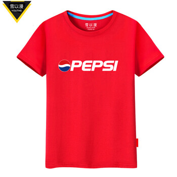 雪以漫 短袖 男士T恤 紅2 