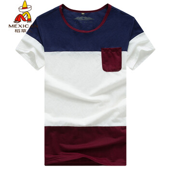 稻草人（MEXICAN） 短袖 男士T恤 寶藍 XL，L，XXL，M，XXXL