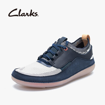 Clarks男士藍(lán)色（261311367） 41