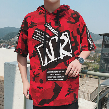 古萊登（GODLIKE） 短袖 男士T恤 紅色 XL，L，XXL，M，XXXL
