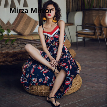 蜜莎蜜拉（Mirza Mirror） 植物花卉 繡花，刺繡，印花 連衣裙