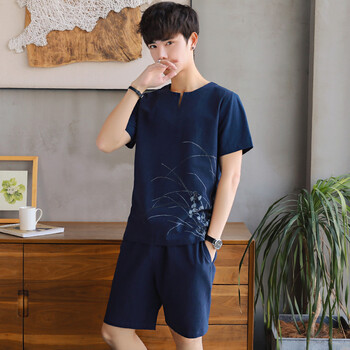富貴鳥（FUGUNIAO） 短袖 男士T恤 M006藏青色 XL，L，M，加大，XXXL，XXL