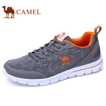 駱駝（CAMEL）男士A812303800 深灰/桔紅 男 41