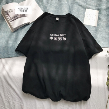 古萊登（GODLIKE） 短袖 男士T恤 黑色(中國(guó)男孩) S，XL，L，M
