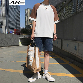 AR 短袖 男士T恤 深卡其色 XL，L，XXL，XXXL，M