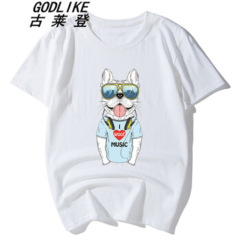 古萊登（GODLIKE） 短袖 男士T恤 白色(眼睛汪) XL，L，M，XXXL，XXL