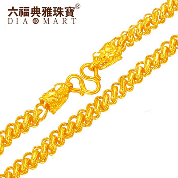 六福典雅珠寶黃金項鏈30.1-50克，以實際為準(zhǔn)