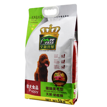 伊薩（YEASA） 牛肉口味成犬，幼犬狗糧 健腦美發(fā)幼犬糧5KG