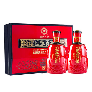 迎駕貢酒（YJGJ）52度375mL-500mL，500ml*2 濃香型，濃香